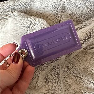 Coach Large Acrylic Hangtag